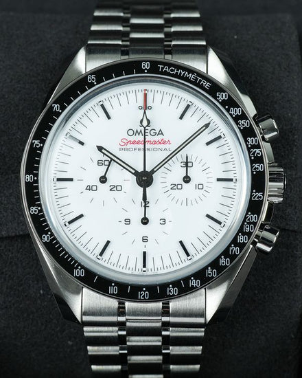 2025 Omega Speedmaster Professional Moonwatch 42MM White Dial Steel Bracelet (310.30.42.50.04.001)