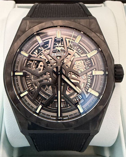 2021 Zenith Defy Classic 41MM Skeleton Dial Textile Strap (10.9000.670/80.R795)