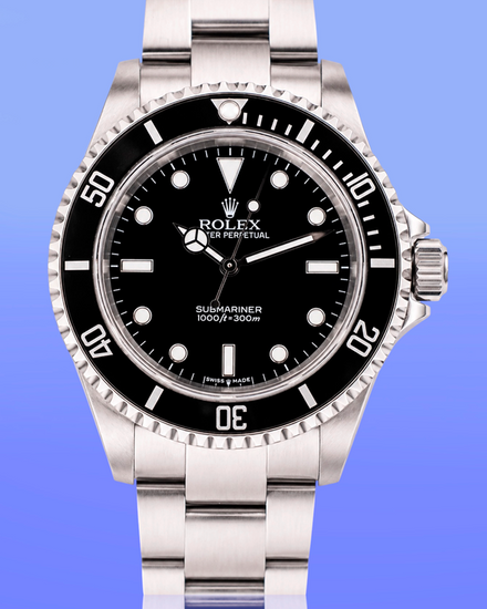 No Reserve - 2004 Rolex Submariner No-Date 40MM Black Dial Oyster Bracelet (14060M)