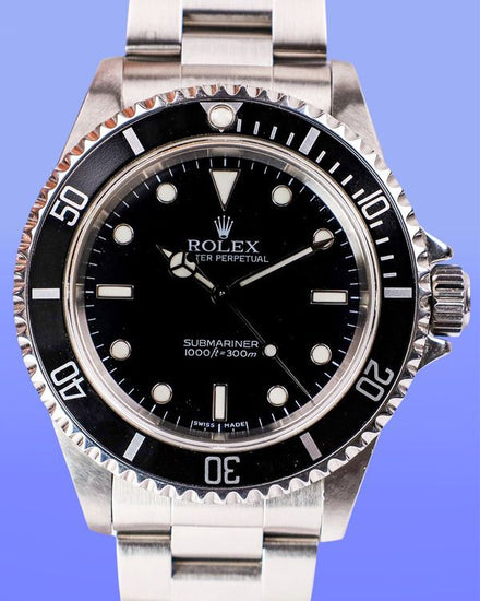 1989 Rolex Submariner Date 40MM Black Dial Oyster Bracelet (16610)