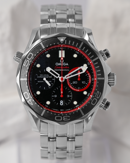 2021 Omega Seamaster Diver 300M "ENTZ" L.E. 44MM Black Dial Rubber Strap (212.32.44.50.01.001)