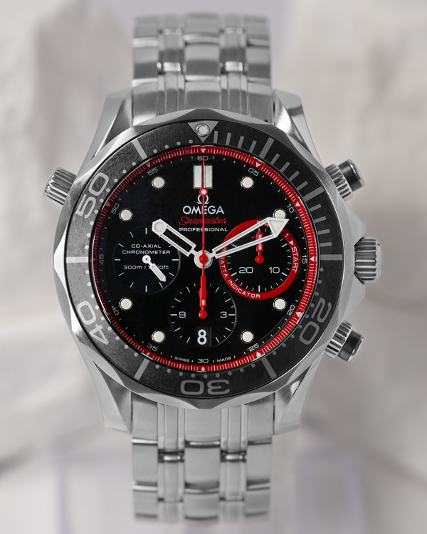2021 Omega Seamaster Diver 300M "ENTZ" L.E. 44MM Black Dial Rubber Strap (212.32.44.50.01.001)