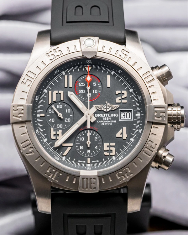 2019 Breitling Avenger Bandit 45MM Grey Dial Rubber Strap (E1338310/M534)