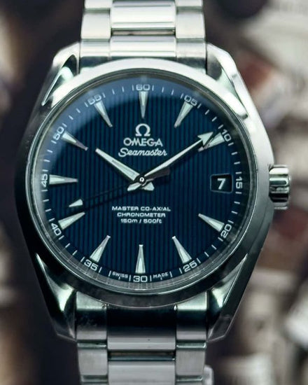 No Reserve - Omega Seamaster Aqua Terra 150M 38.5MM Blue Dial Steel Bracelet (231.10.39.21.03.002)