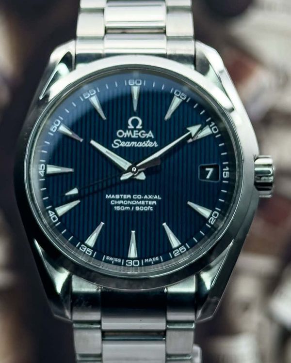 No Reserve - Omega Seamaster Aqua Terra 150M 38.5MM Blue Dial Steel Bracelet (231.10.39.21.03.002)