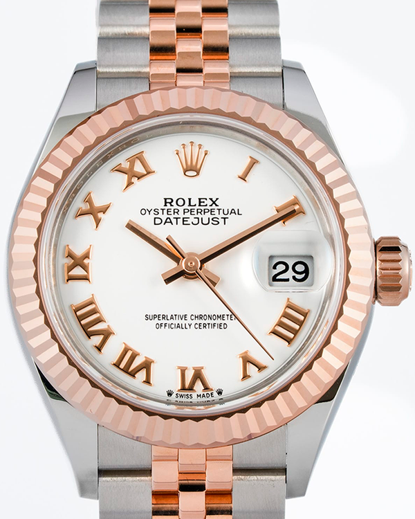 2025 Rolex Lady-Datejust 28MM White Dial Two-Tone Jubilee Bracelet (279171)