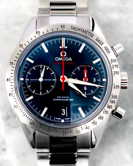 No Reserve - 2016 Omega Speedmaster '57 41.5MM Blue Dial Steel Bracelet (331.10.42.51.03.001)