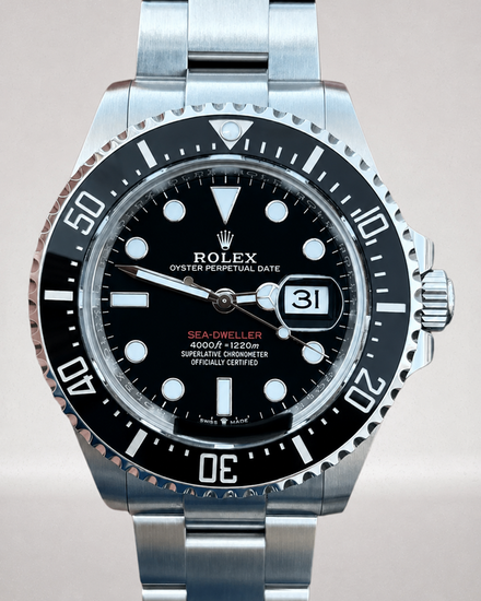 2022 Rolex Sea-Dweller "Red Letters 50th Anniversary" 43MM Black Dial Oyster Bracelet (126600)