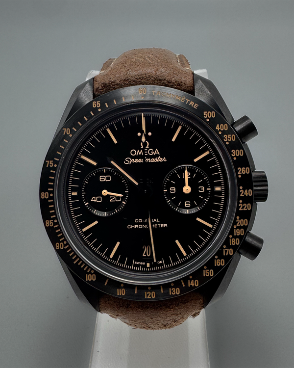 Omega Speedmaster Dark Side of the Moon "Vintage Black" 44.25MM Black Dial Leather Strap (311.92.44.51.01.006)