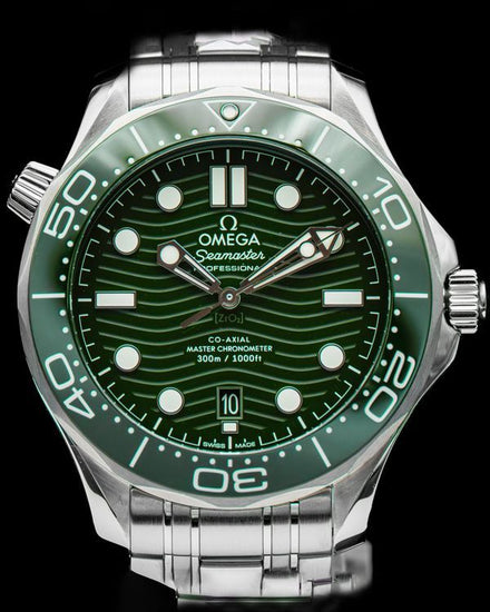 2025 Omega Seamaster Diver 300M "Seaweed" 42MM Green Dial Steel Bracelet (210.30.42.20.10.001)