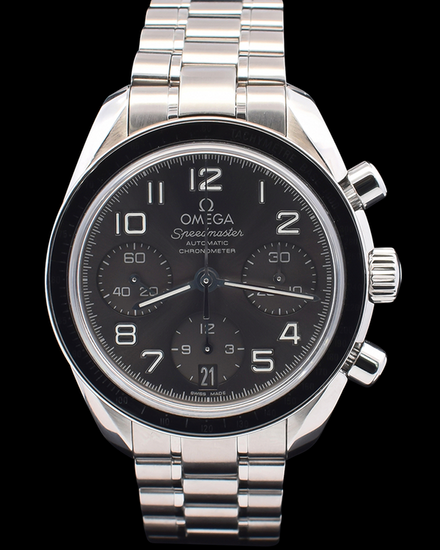 Omega Speedmaster 38MM Grey Dial Steel Bracelet (324.30.38.40.06.001)