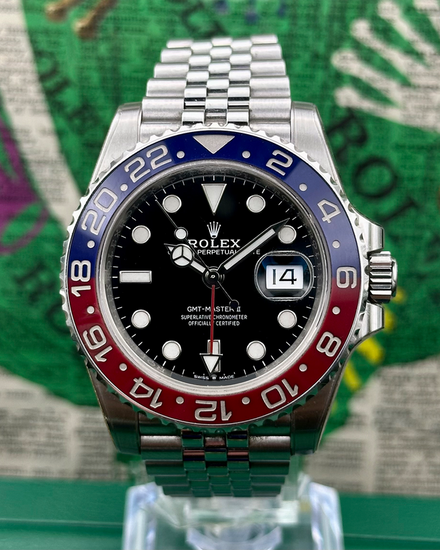 2019 Rolex GMT-Master II "Pepsi" 40MM Black Dial Jubilee Bracelet (126710BLRO)