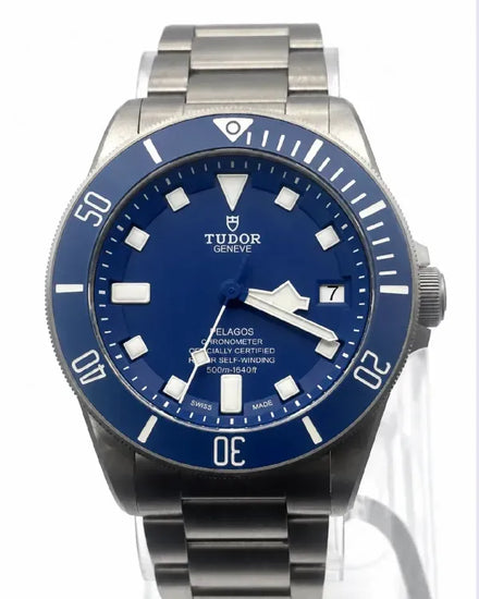 2022 Tudor Pelagos 42MM Blue Dial Titanium Bracelet (25600TB)