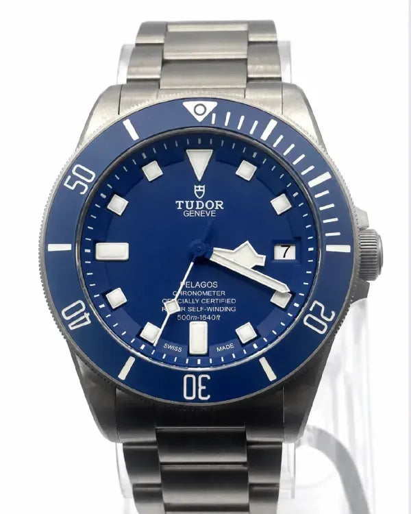 2022 Tudor Pelagos 42MM Blue Dial Titanium Bracelet (25600TB)