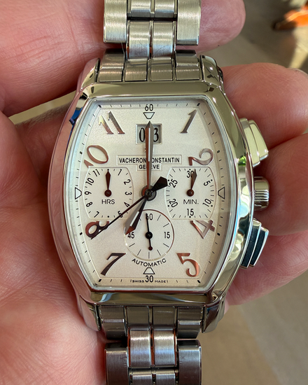 No Reserve - Vacheron Constantin Royal Eagle Chronograph 37MM Silver Dial Steel Bracelet (49145)