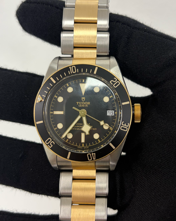 2022 Tudor Black Bay S&G 41MM Black Dial Two-Tone Bracelet (79733N)