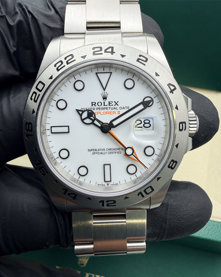 2025 Rolex Explorer II "Polar" 42MM White Dial Oyster Bracelet (226570)