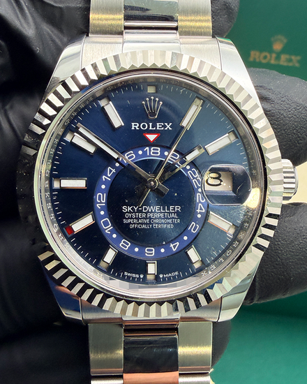 2026 Rolex Sky-Dweller 42MM Blue Dial Oyster Bracelet (336934)