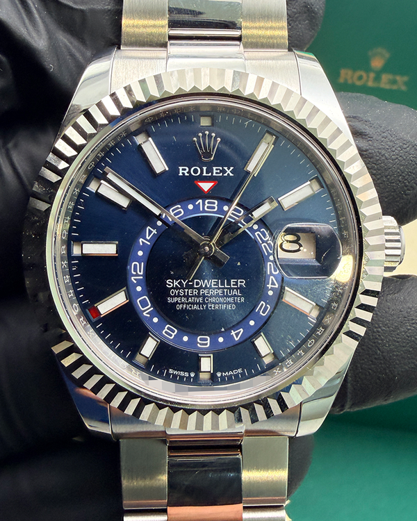 2026 Rolex Sky-Dweller 42MM Blue Dial Oyster Bracelet (336934)