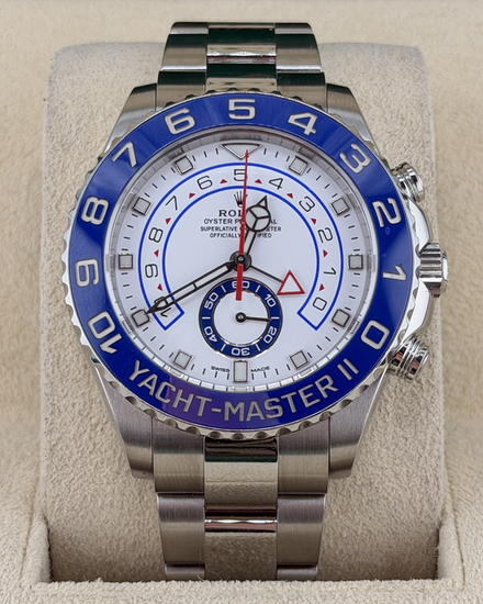 2022 Rolex Yacht-Master II 44MM White Dial Oyster Bracelet (116680)