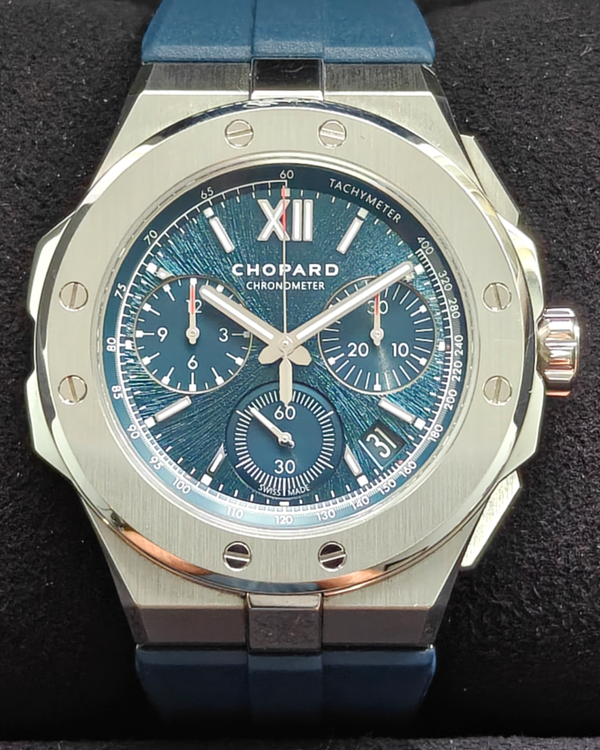 2024 Chopard Alpine Eagle XL 44MM Blue Dial Rubber Strap (298609-3003)