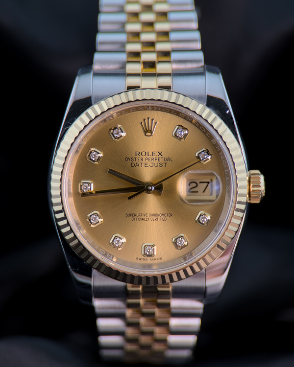 2018 Rolex Datejust 36MM Champagne Dial Two-Tone Jubilee Bracelet (116233)
