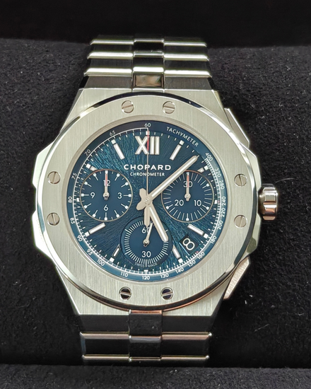 2022 Chopard Alpine Eagle XL 44MM Blue Dial Steel Bracelet (298609-3001)