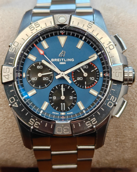 Breitling Avenger B01 chronograph 42MM Blue Dial Steel Bracelet (AB0146)