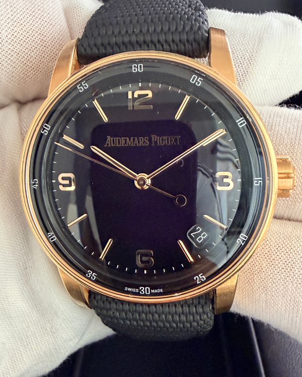 2026 Audemars Piguet Code 11.59 41MM Purple "Smoked" Dial Rubber Strap (15210OR.OO.A002KB.02)