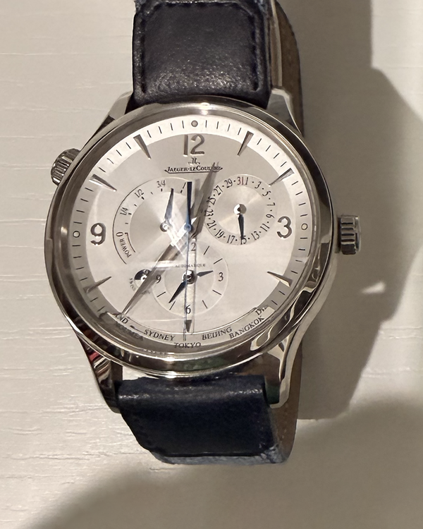 2022 Jaeger-LeCoultre Master Control Geographic 40MM Silver Dial Textile Strap (Q4128420)