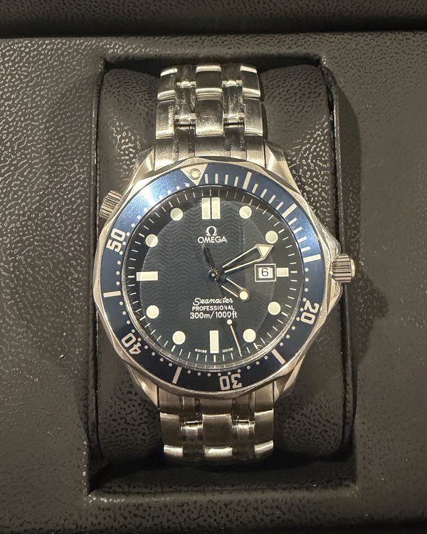 Omega Seamaster Diver 300M 41MM Quartz Blue Dial Steel Bracelet (2541.80)