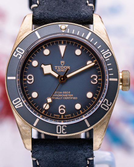 2022 Tudor Black Bay Bronze 43MM Grey Dial Leather Strap (79250BA)