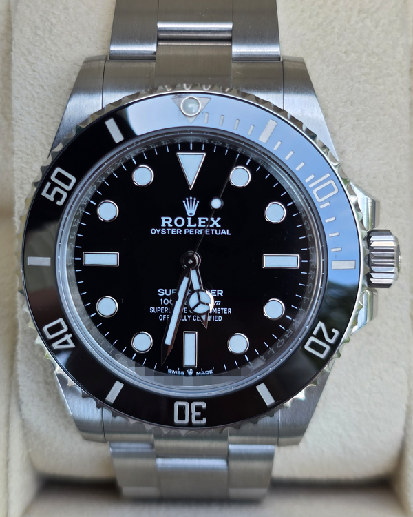 2024 Rolex Submariner No-Date 41MM Black Dial Oyster Bracelet (124060)