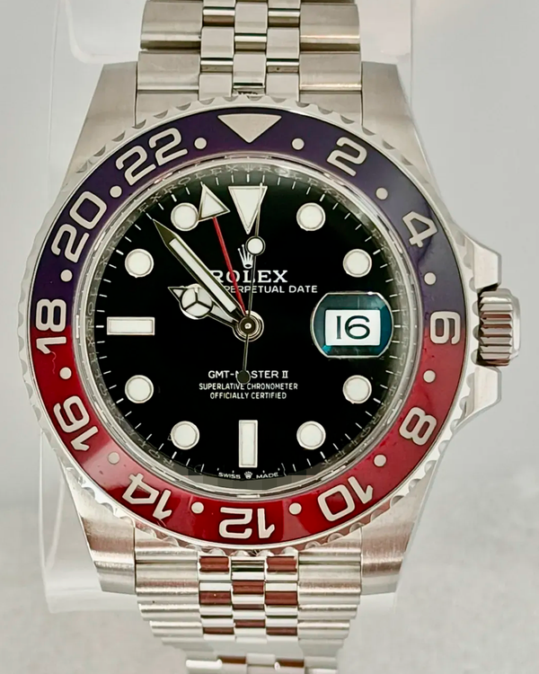 2026 Rolex GMT-Master II "Pepsi" 40MM Black Dial Jubilee Bracelet (126710BLRO)