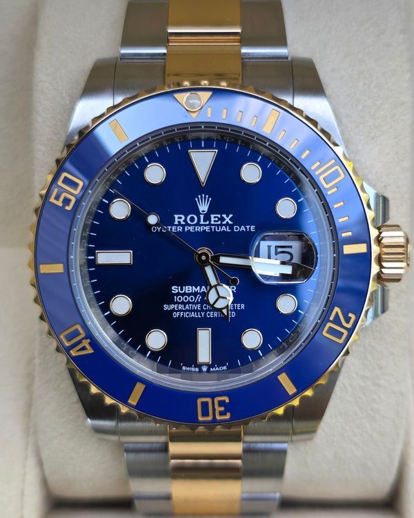 2024 Rolex Submariner Date "Bluesy" 41MM Blue DIal Two-Tone Oyster Bracelet (126613LB)