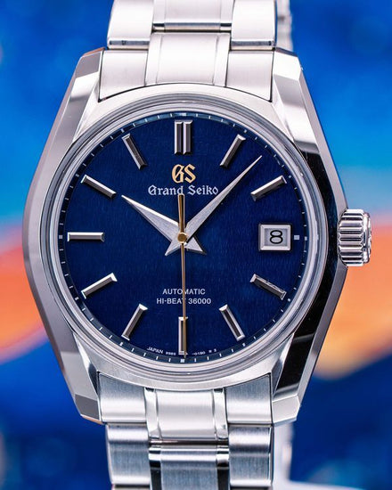 2025 Grand Seiko Heritage Collection 40MM Blue Dial Steel Bracelet (SBGH353G)