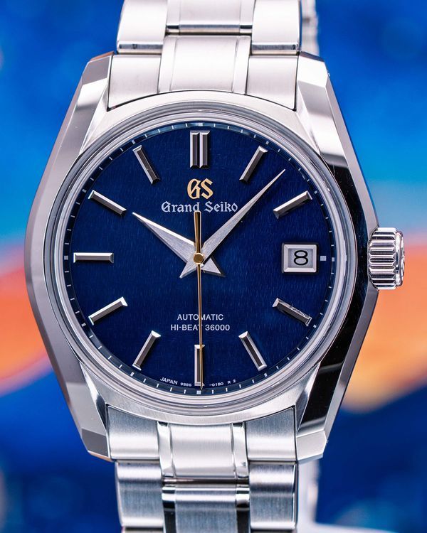 2025 Grand Seiko Heritage Collection 40MM Blue Dial Steel Bracelet (SBGH353G)