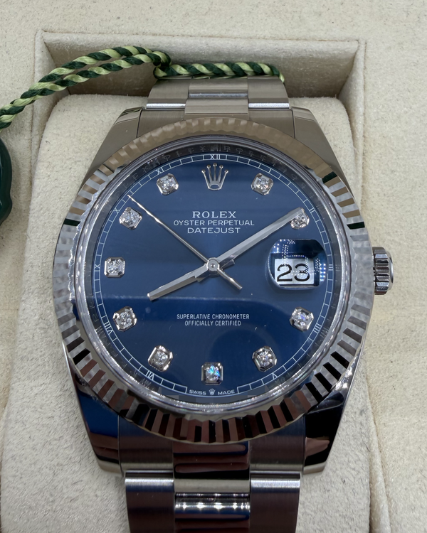 Rolex Datejust 41MM Black Dial Oyster Bracelet  (126334-0016)