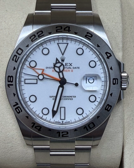 2026 Rolex Explorer II "Polar" 42MM White Dial Oyster Bracelet (226570)