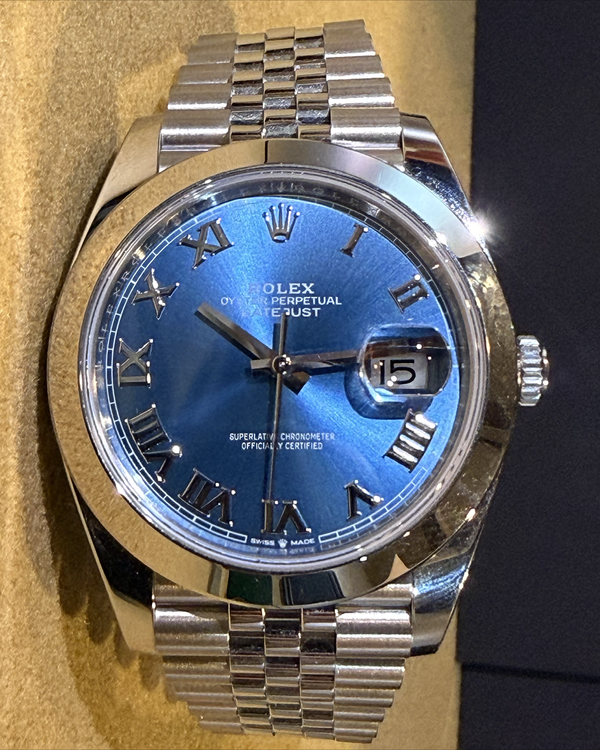 2026 Rolex Datejust 41MM Blue Dial Jubilee Bracelet (126300)