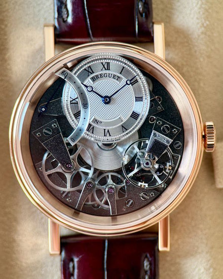 2024 Breguet Tradition Quantième Rétrograde 7097 40MM Skeleton Dial Leather Strap (7097BR/G1/9WU)