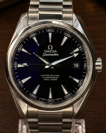 No Reserve - 2024 Omega Seamaster Aqua Terra 150M 41.5MM Black Dial Steel Bracelet (231.10.42.21.01.003)