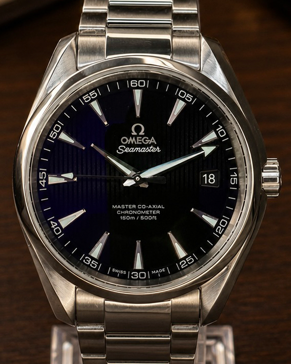 No Reserve - 2024 Omega Seamaster Aqua Terra 150M 41.5MM Black Dial Steel Bracelet (231.10.42.21.01.003)