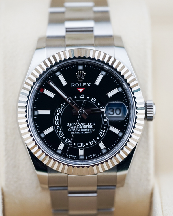 2023 Rolex Sky-Dweller 42MM Black Dial Oyster Bracelet (326934)