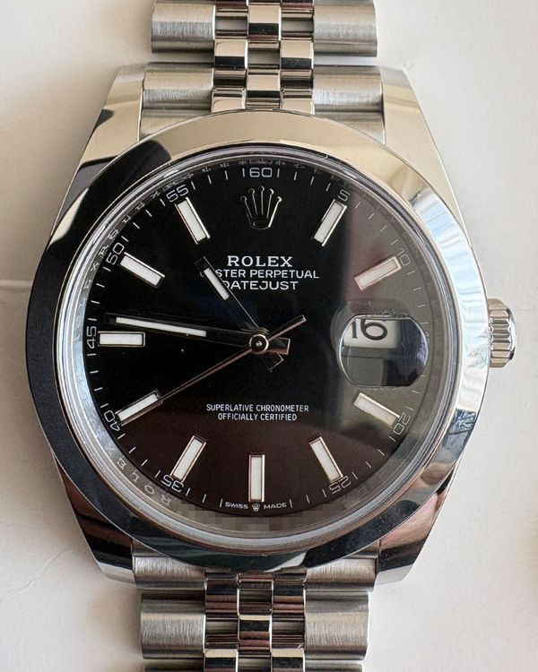 2026 Rolex Datejust 41MM Black Dial Jubilee Bracelet (126300)