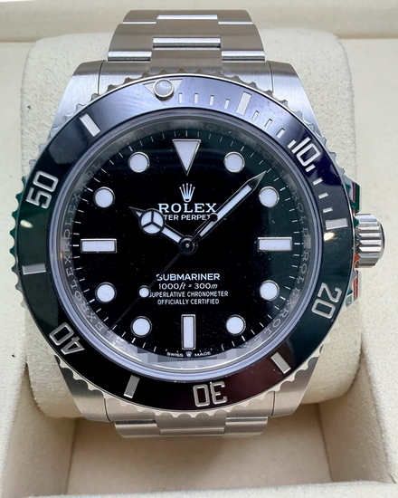2025 Rolex Submariner No-Date 41MM Black Dial Oyster Bracelet (124060)