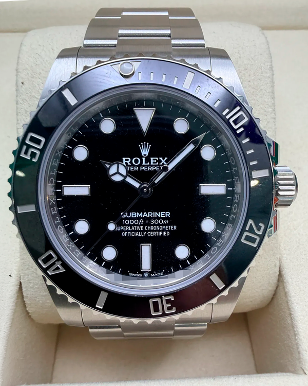 2025 Rolex Submariner No-Date 41MM Black Dial Oyster Bracelet (124060)
