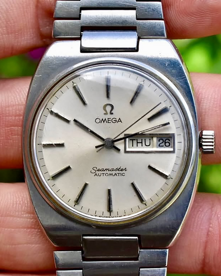 Omega Seamaster Automatic Vintage 35MM Silver Dial Steel Bracelet (166.0216)