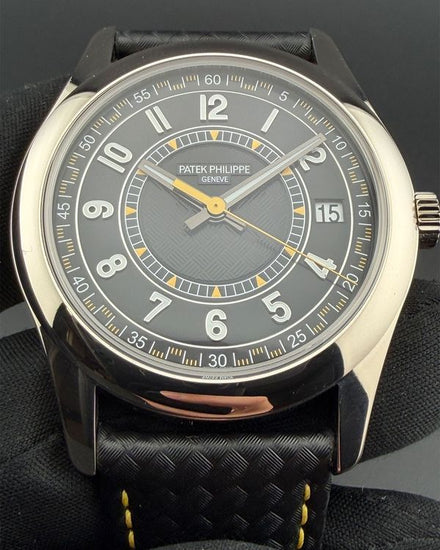 2026 Patek Philippe Calatrava 40MM Black Dial Leather Strap (6007G)