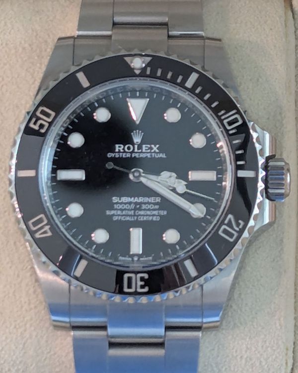 2021 Rolex Submariner No-Date 41MM Black Dial Oyster Bracelet (124060)